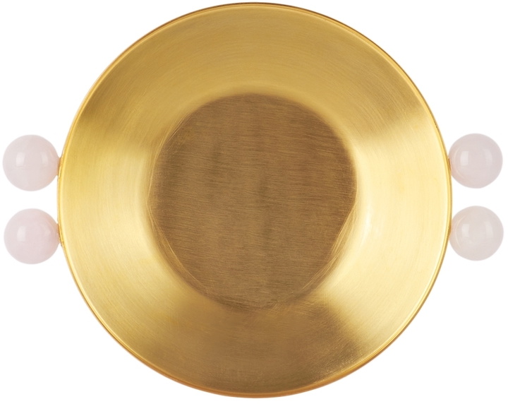 Photo: Natalia Criado SSENSE Exclusive Gold Quartz Bowl Tray