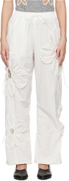 J.Kim White Flower Lounge Pants