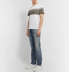 Fendi - Logo-Print Cotton-Jersey T-Shirt - White