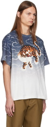 Kenzo Blue Kenzo Paris Cloud Tiger T-Shirt