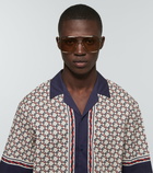 Gucci - Navigator-frame sunglasses