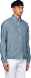 Ermenegildo Zegna Reversible Blue Breeze Breaker Jacket