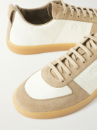 Church's - Repton Textured-Leather and Deerskin Sneakers - Neutrals