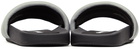 Alexander Wang Grey Nylon Pool Slides