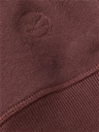Kingsman - Cotton and Cashmere-Blend Jersey Sweatshirt - Burgundy