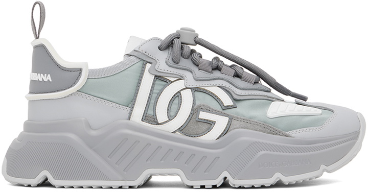 Photo: Dolce & Gabbana Gray Daymaster Sneakers
