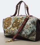 Dries Van Noten Embellished bowling bag