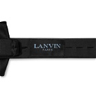Lanvin - Pre-Tied Velvet and Satin Bow Tie - Black