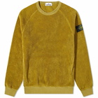 Stone Island Men's Fleece Crew Sweat in Bark