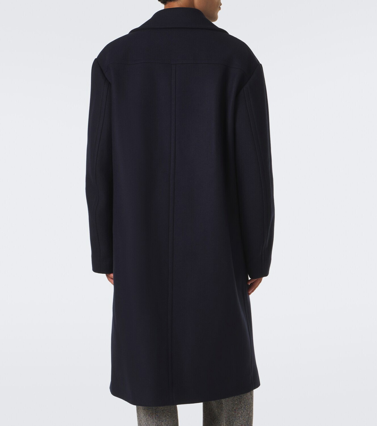 Dries Van Noten Double-breasted wool-blend coat