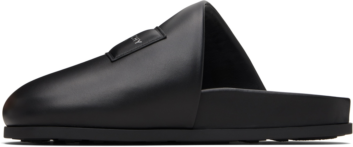 Givenchy Black Puffy Nappa Leather Mule Loafers