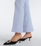Safiyaa Mari crêpe flared pants