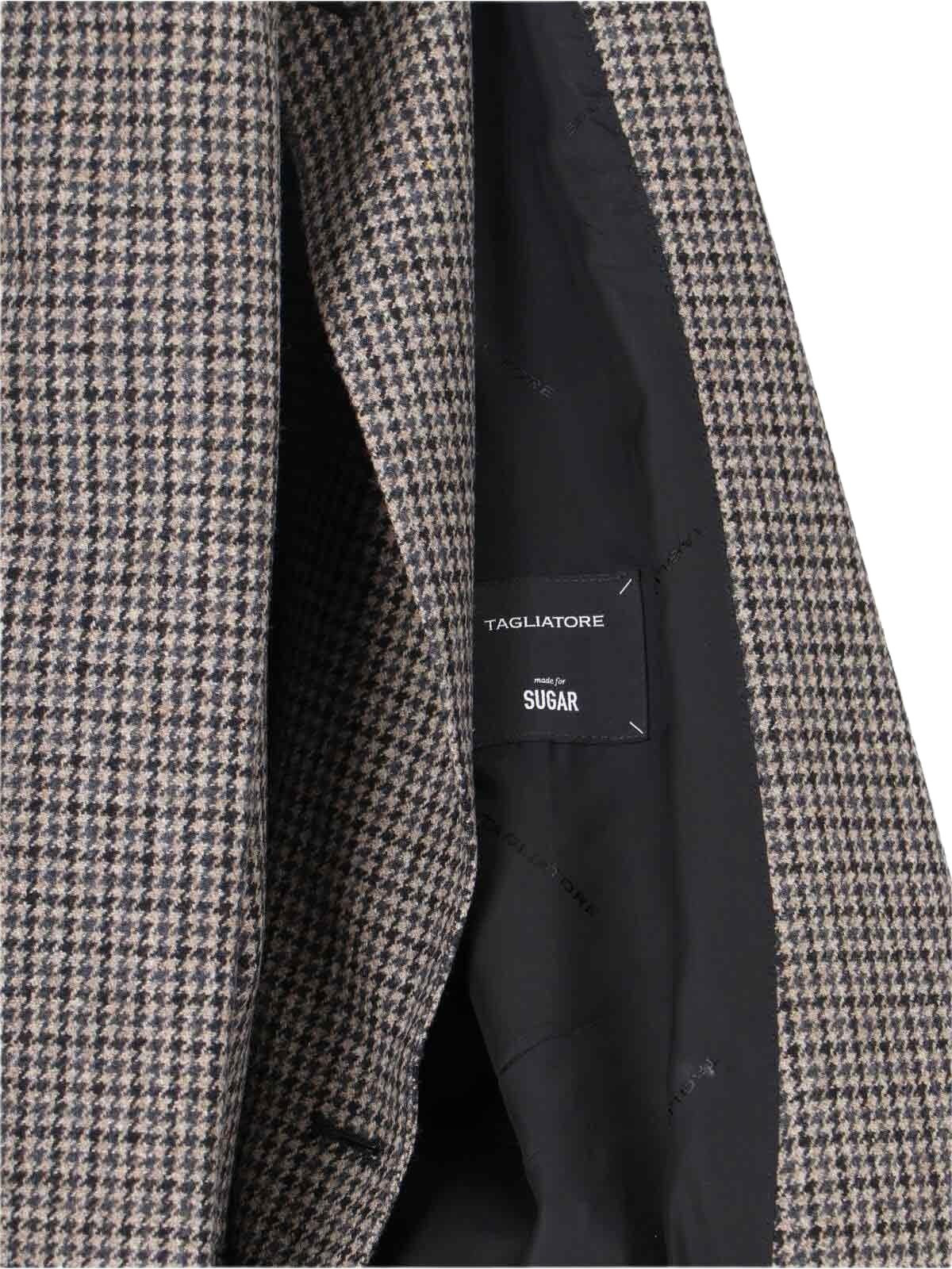 Tagliatore Double-breasted Virgin Wool Blazer