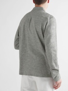 Mr P. - Mélange Organic Cotton-Piqué Shirt - Gray
