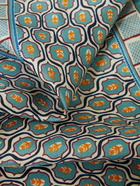 Turnbull & Asser - Printed Silk-Twill Pocket Square