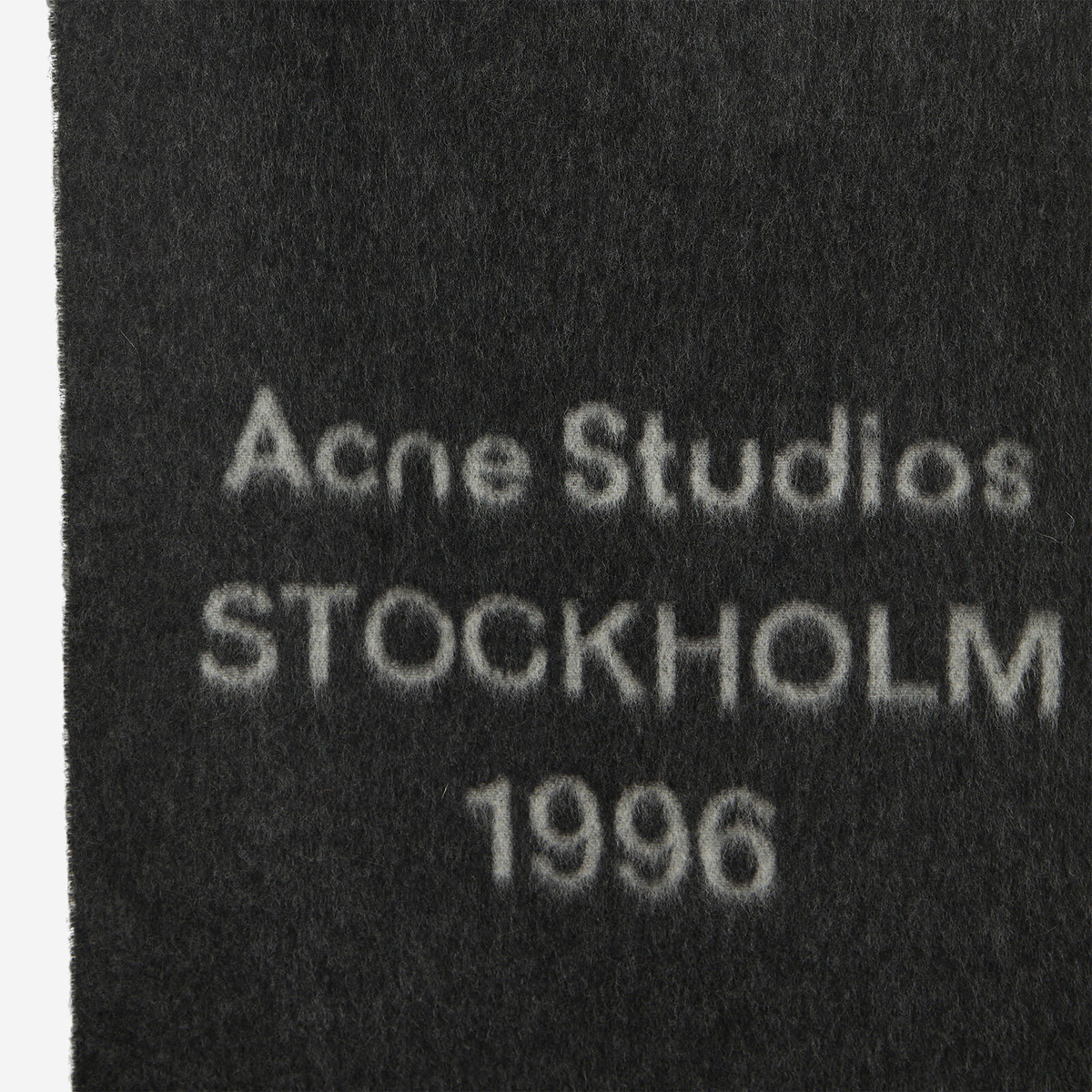 Acne Studios Venus 1996 RWS Scarf in Black/White Acne Studios