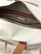 Brunello Cucinelli - Two-Tone Leather Weekend Bag