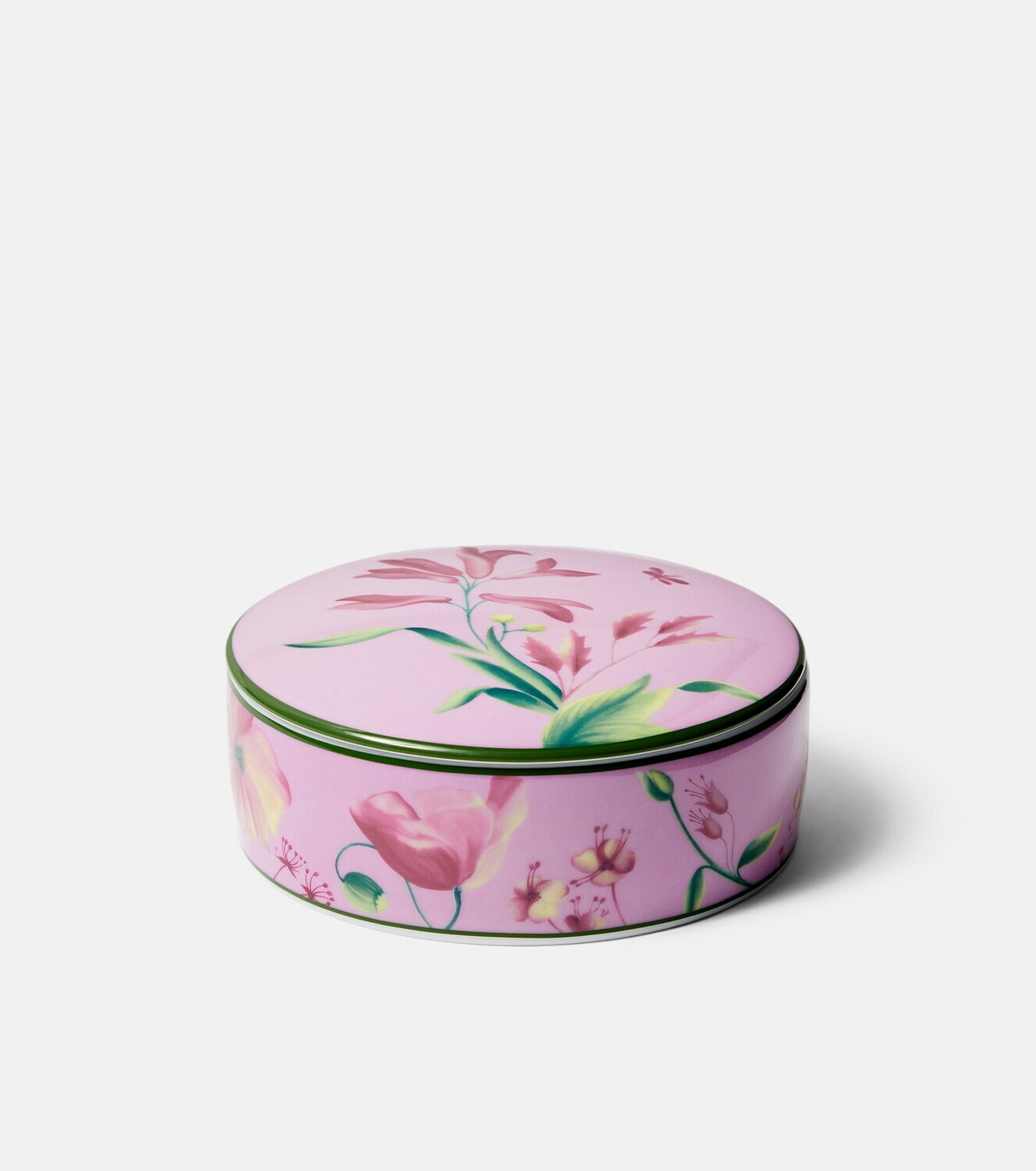 Ginori 1735 Florenza floral porcelain container
