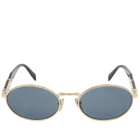 Prada Eyewear Women's PR 65ZS Sunglasses in Gold/Grey