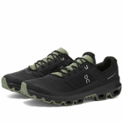 ON Men's Running Cloudventure Sneakers in Black/Reseda