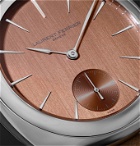 Laurent Ferrier - Square Automatic 41mm Stainless Steel and Leather Watch, Ref. No. LCF013.AC.RG1.1 - Pink