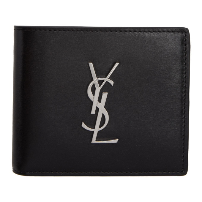 Photo: Saint Laurent Black East/West Monogramme Wallet