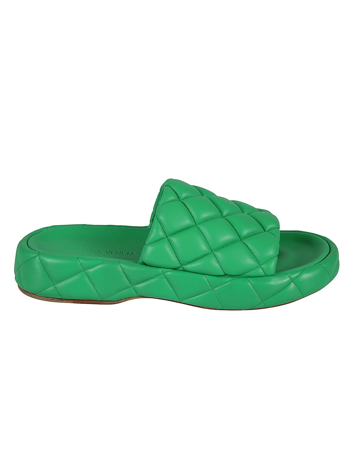 サンダル・ミュール BOTTEGA VENETA Slippers and Clogs Women Rubber Green/Kiwi BOTTEGA VENETA | Green Men's Sandals | YOOX