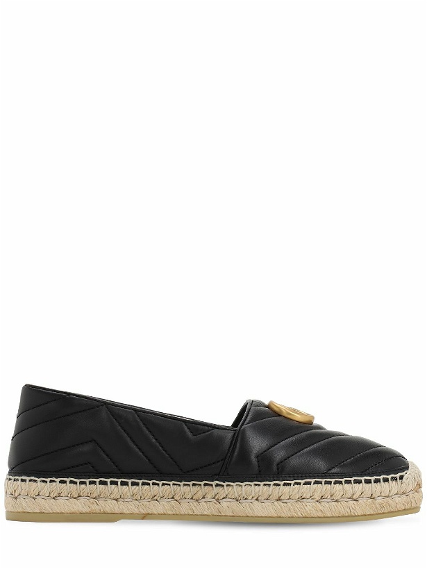 Photo: GUCCI - 20mm Quilted Leather Espadrilles