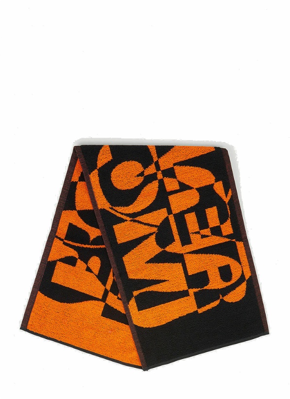 Photo: Boiler Room x P.A.M. - Logo Jacquard Towel in Black