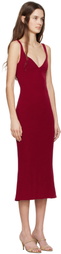 Mirror Palais Red Naomi Supermodel Midi Dress