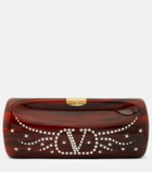 Valentino Garavani Pince Small resin clutch