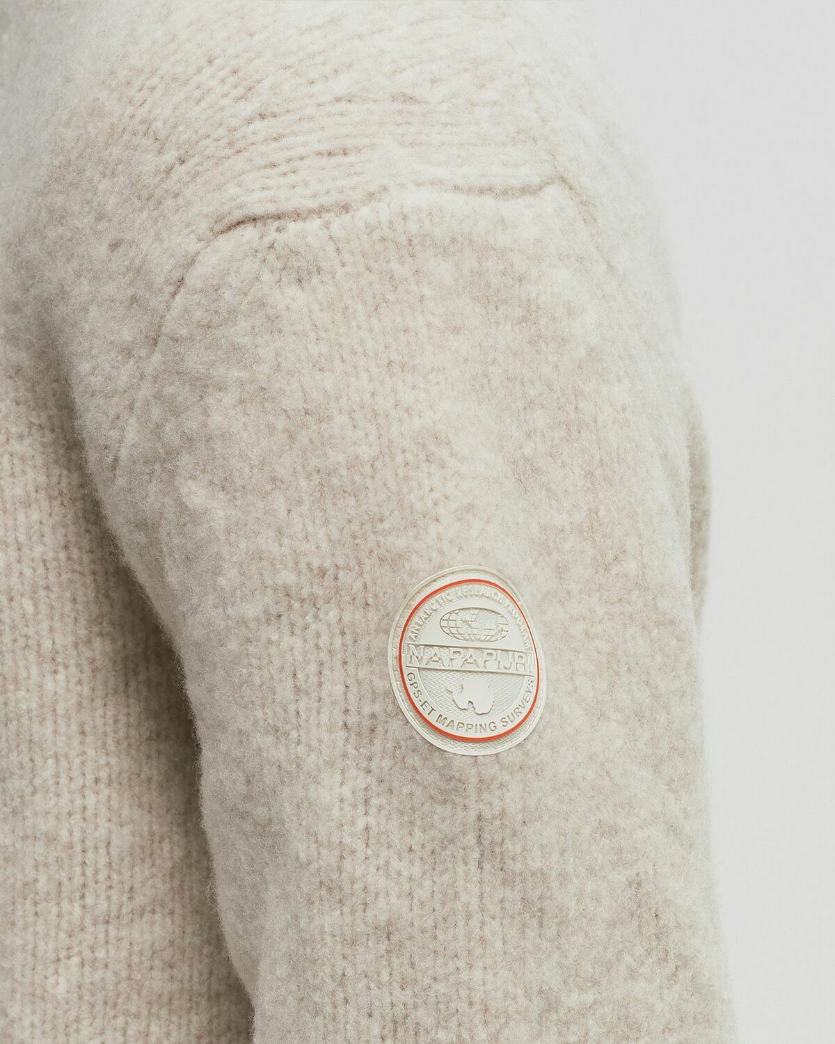 Napapijri D-VELAN HZ HOODIE Beige Mens Pullover