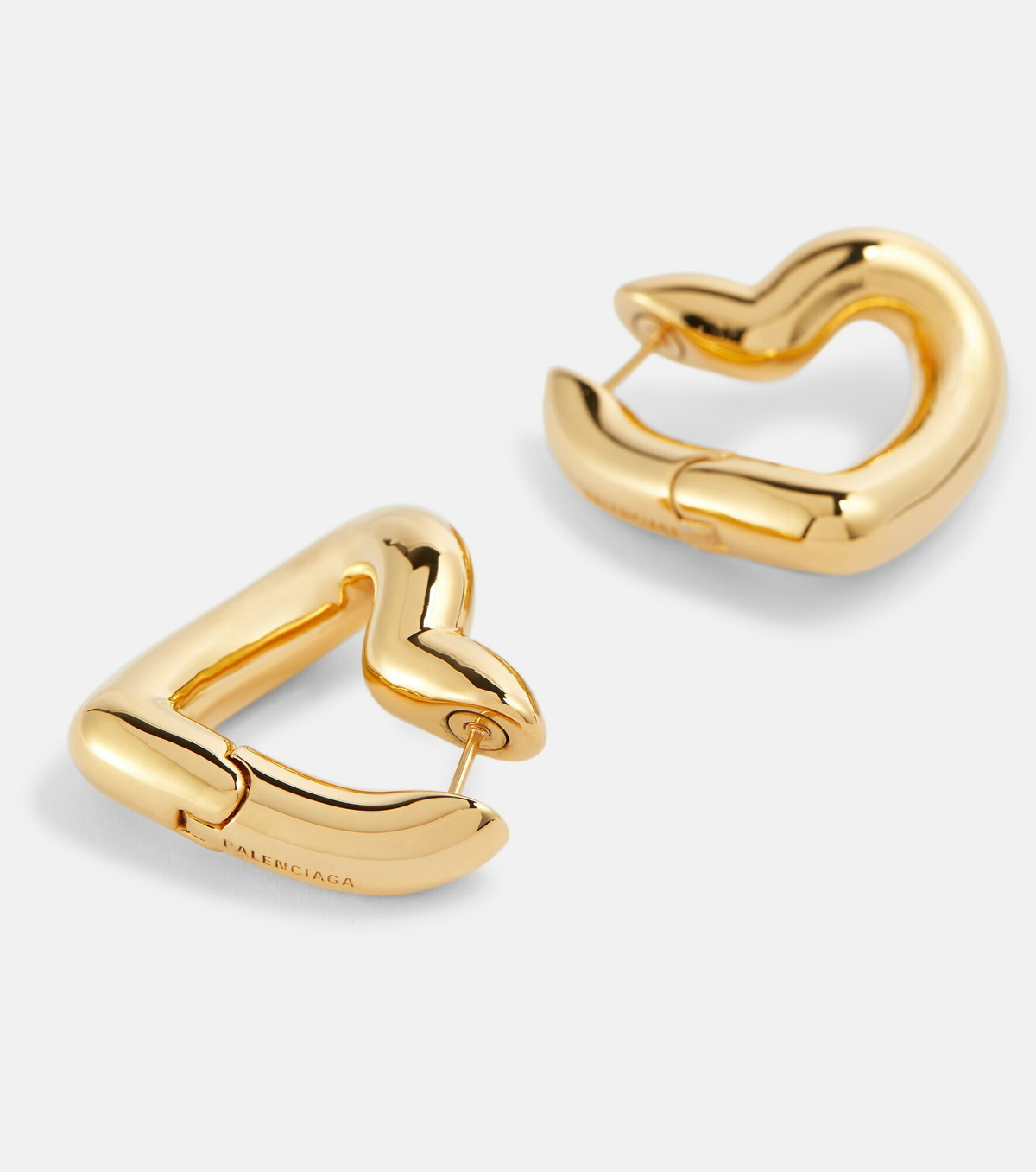 Balenciaga - Heart hoop earrings Balenciaga