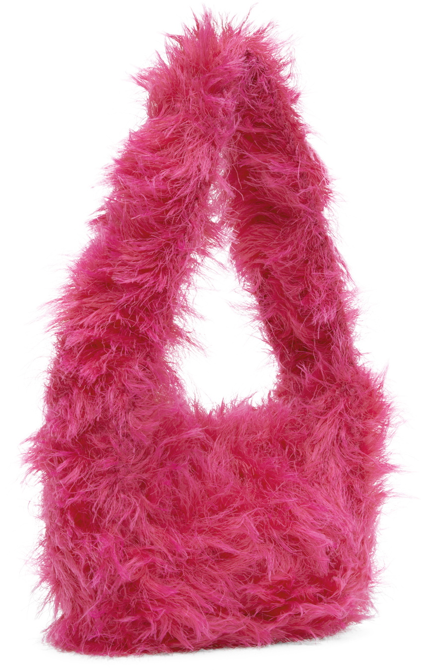 Lado Bokuchava Pink Mini Grinch Bag