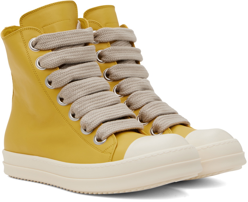 【関税込み】Rick Owens イエロー Porterville Dylan トップス Rick Owens Yellow Porterville Jumbolaced Sneakers Rick Owens