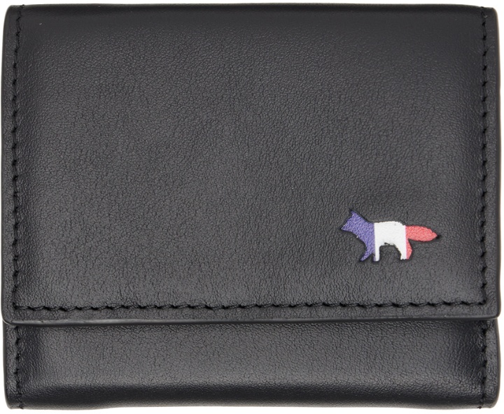 Photo: Maison Kitsuné Black Tricolor Fox Ultra Compact Wallet