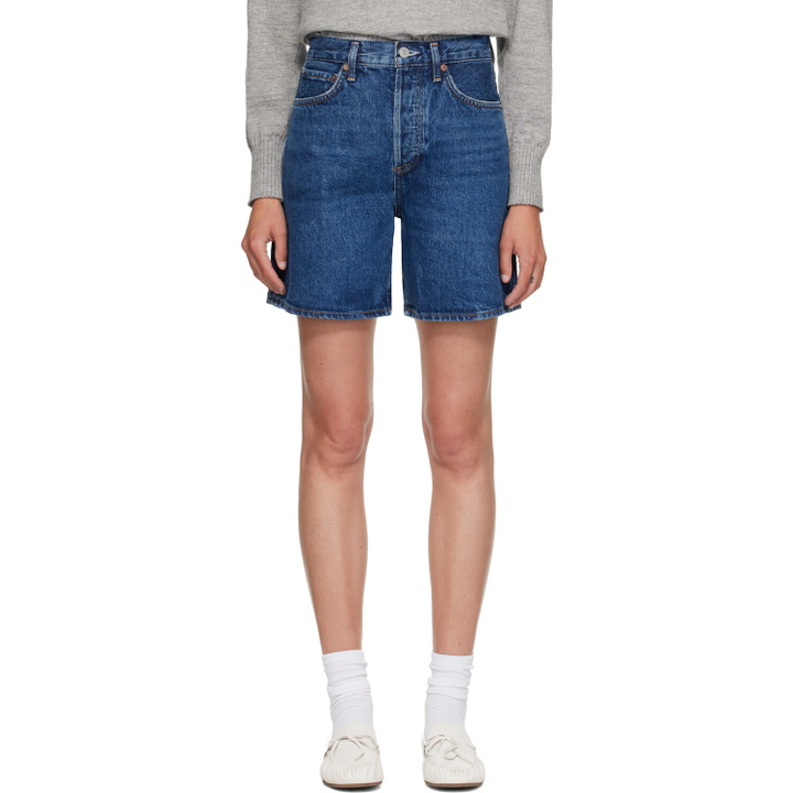 Photo: AGOLDE Blue Dame Denim Shorts