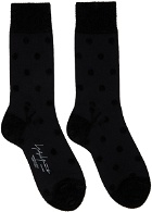 Yohji Yamamoto Black Dot Socks
