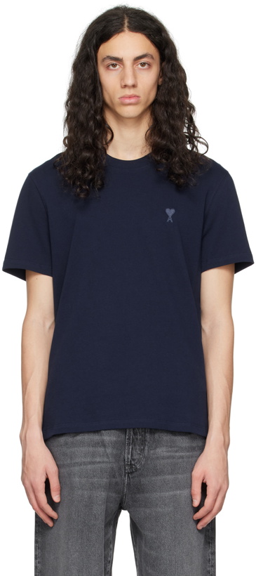 Photo: AMI Paris Navy Ami de Cœur T-Shirt