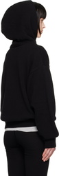032c Black Lucky Strike Knit Hoodie