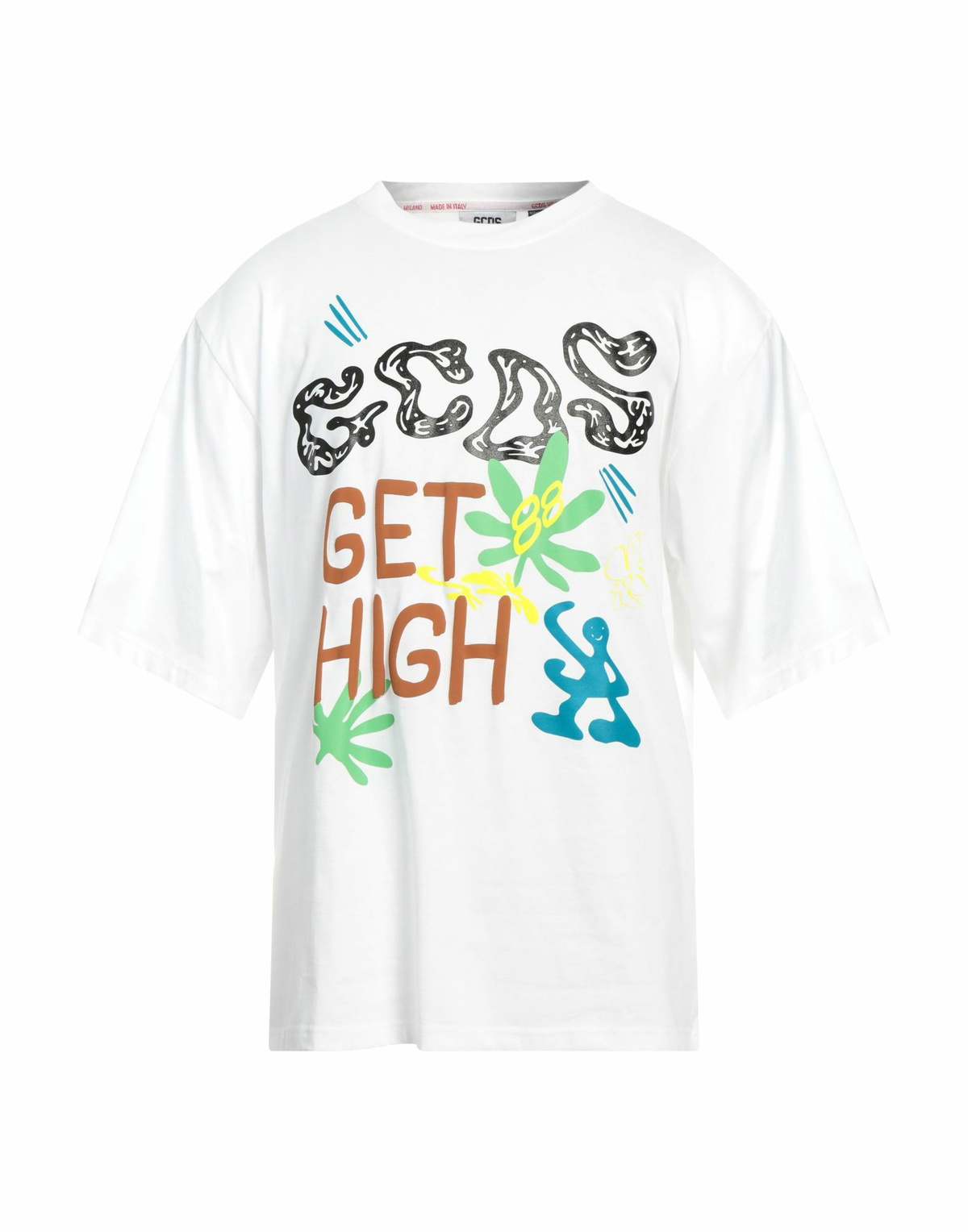 Gcds Mens T-shirt in White