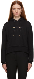 Balmain Black Strass Hoodie