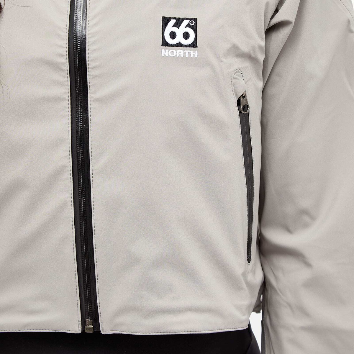 66° North Women's Snaefell W Cropped Neoshell Jacket in Grey 66° North
