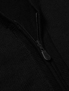 WTAPS - Palmer Logo-Appliquéd Knitted Zip-Up Cardigan - Black