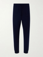 Mr P. - Tapered Merino Wool and Cashmere-Blend Sweatpants - Blue