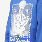 Lo-Fi Men's Find Yourself Crew Sweat in Marine Blue