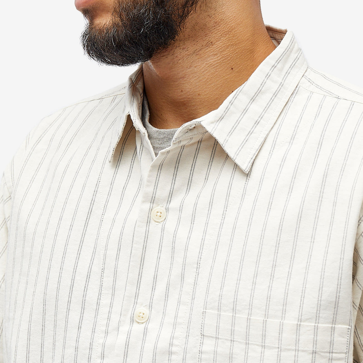 Garbstore Men's Grande Shirt in Ecru Garbstore