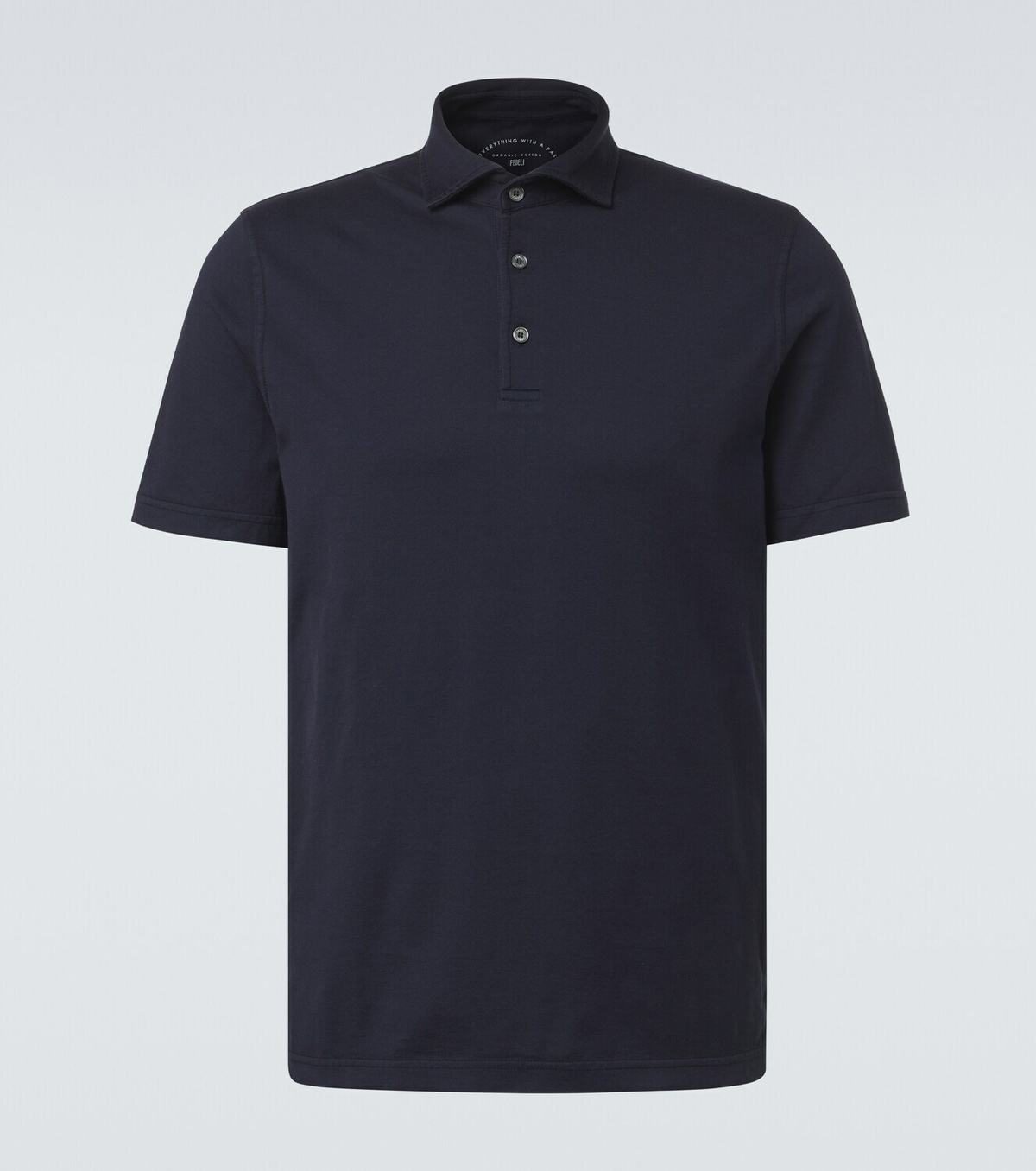 Fedeli Cotton jersey polo shirt