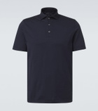 Fedeli Cotton jersey polo shirt