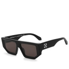 Off-White Sunglasses Men's Off-White Vancouver Sunglasses in Black/Dark Grey 